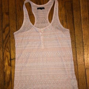 Pink sparkle American eagle tank